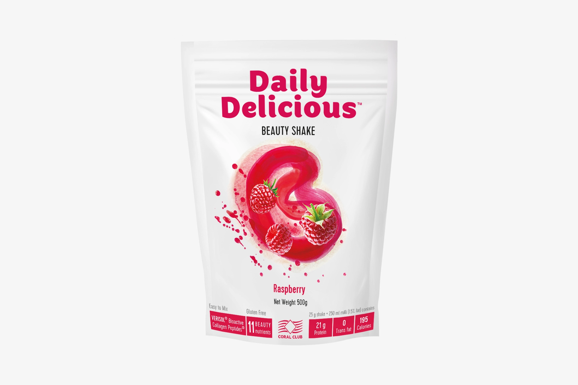Daily Delicious Beauty Shake Málna